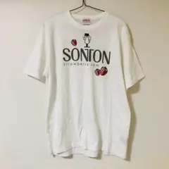 ソントン Tシャツ Lサイズ SONTON イチゴジャム