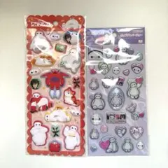 ベイマックスシール2点セット　マシュマロポップデコパーティー