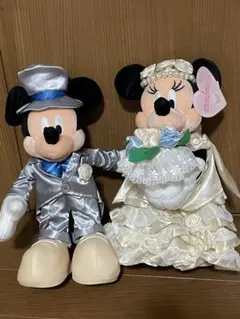 レア‼︎ ミッキー・ミニー ウェディングぬいぐるみセット　ディズニーストア