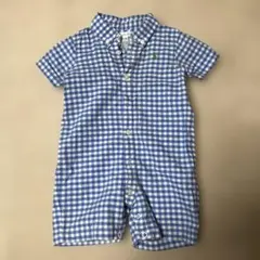Ralph Lauren チェック柄ロンパース 9M