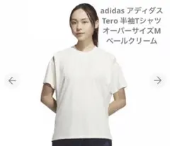 アディダスTero 半袖Tシャツ オーバーサイズM ペールクリーム レディースのサムネイル