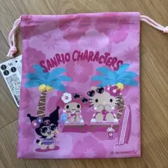 ダイソー　サンリオ日焼け巾着のサムネイル