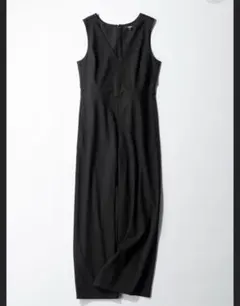 新品⭐︎UNIQLO WOMEN ジャンプスーツ ブラック Lサイズのサムネイル