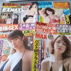 '17年発行・MAX & CIRCUS 雑誌セット・袋とじ…未開封あります。