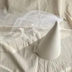 チュール付きパーティーハット　フェアリーハット