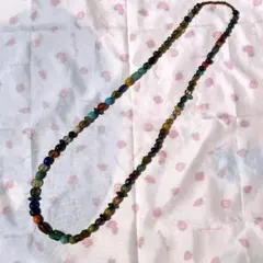 ネパール ヴィンテージ ガラスビーズ連（お手入れ済）民族