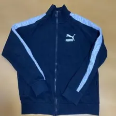 90s PUMA トラックジャケット プーマ あのちゃん 黒 水色 ジャージ 