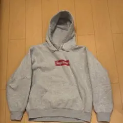 supreme グレー パーカー