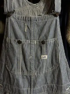 Lee ストライプ オーバーオール　xs