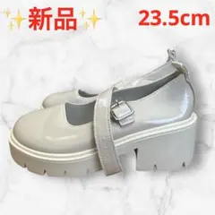 【厚底】ストラップシューズ エナメル調 地雷系 人気 韓国 ガーリー 靴