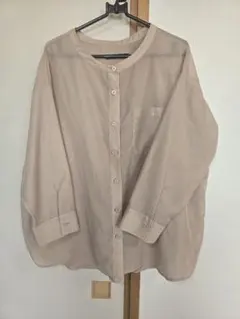 HONEYSUCKLE ROSE 長袖シアーブラウス ベージュ Lサイズのサムネイル