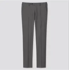 美品 ユニクロ 感動パンツ（ウルトラライト・ウールライク） ダークグレー w76