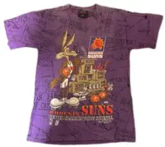 希少　90’s NBA 総柄PHOENIX SUNS バックスバニー Tシャツ