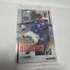 신품・ 미개봉 サッカー日本代表カード 守田英正 サインプリント ツインウエハース