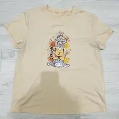 プー 半袖Tシャツ L ベージュ