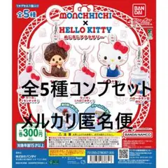 モンチッチ×ハローキティ めじるしアクセサリー 全5種セット