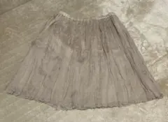 シフォンギャザースカート