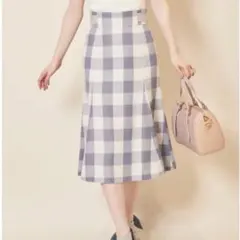 31Sonsdemode ギンガムチェックマーメイドスカート