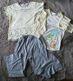 140 すみっコぐらし パジャマ３点セット 春夏用