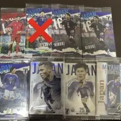サッカー日本代表 トレーディングカード 7枚セット