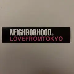 NEIGHBORHOOD ステッカー / シルバーxブラック 小