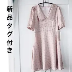 バナーバレットの小鳥ピンクワンピースのサムネイル