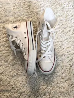 Converse ハイカットスニーカー ホワイト 24.5