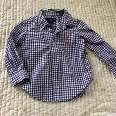 Ralph Lauren チェック柄長袖シャツ 90㎝