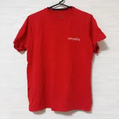 crow&ky レッド 赤 Tシャツ Lサイズ 半袖Tシャツ ワンポイント