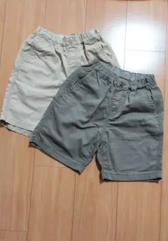 120サイズ UNIQLO 半ズボン 2枚セット