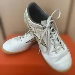 Mizuno フットサルシューズ ホワイト 花柄