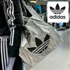 韓国限定　adidas エコバッグ　トレフォイル　エコフレンドリーバッグのサムネイル