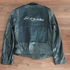 ANN DEMEULEMEESTER ライダースジャケット XS