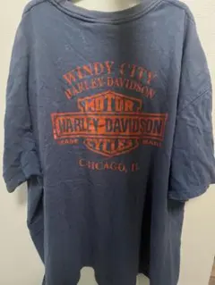 Harley-Davidson ウィンディシティ Tシャツ XL ブルー