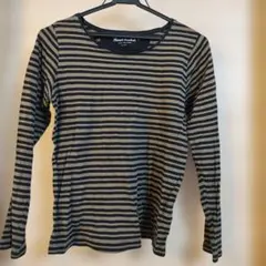 Heart market ストライプ 長袖Tシャツ S
