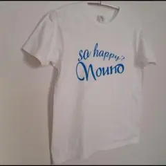 Nouno小栗旬　コラボTシャツ　半袖　ホワイト レディースM 　タレントグッズ