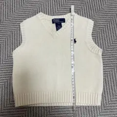 コットンニットベスト　サイズ2/2T