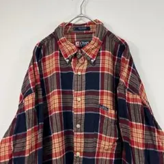 エジプトコットン 90s chaps ralph lauren ネルシャツ