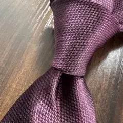新品 P.S.FA ダークパープル 無地 ネクタイ