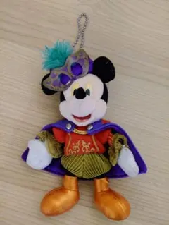 ミッキーマウス マスカレードぬいぐるみバッジ