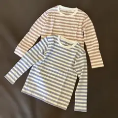 無印良品　長袖Tシャツ　2枚セット　130