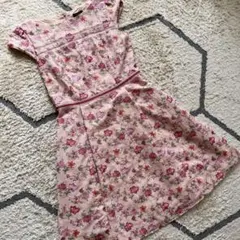 【美品】TOCCA トッカ　刺繍花柄ワンピース