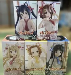 けいおん フィギュア 5体コンプリートセット 唯 澪 律 紬 梓 【新品未