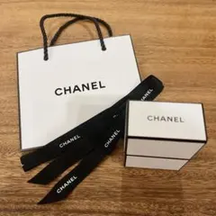 シャネル ショッパー ギフトボックス セット リボン付き 美品⭐️