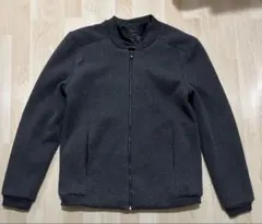 ZARA ダークグレー ジッパー付き ジャンパー