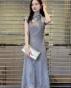 ラグナムーン LADYモール刺繍ドッキングワンピースのサムネイル