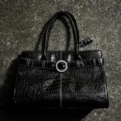 00s archives crocodile pattern hand bag