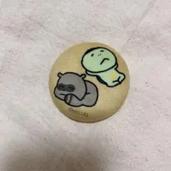 にしむらゆうじ スタジオUG もふい缶バッジ かっぱ たぬき