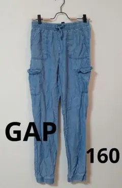 GAP Kids　デニム風 カーゴパンツ 160のサムネイル