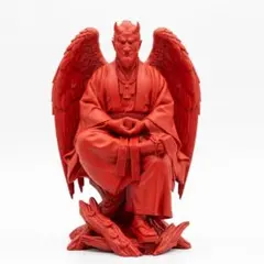 内なる煩悩を鎮める：朱の智慧鬼（ちえき）｜心に静寂を宿す、究極の